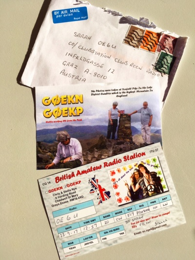 QSL für Sarah von Stella, G0EKP 